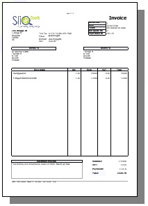 invoice samples